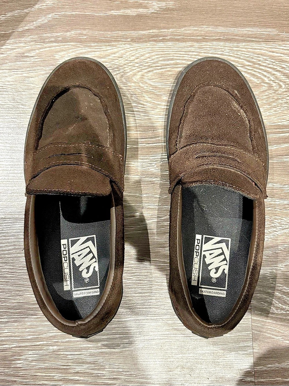 Vans Skate Loafer Brown Black Sneakers